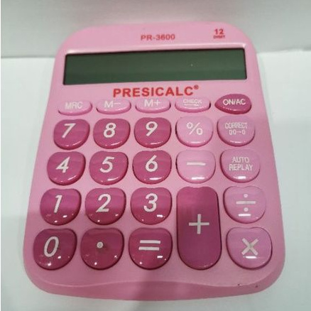 Kalkulator pink 12DIGIT PRESICALC PR-3600