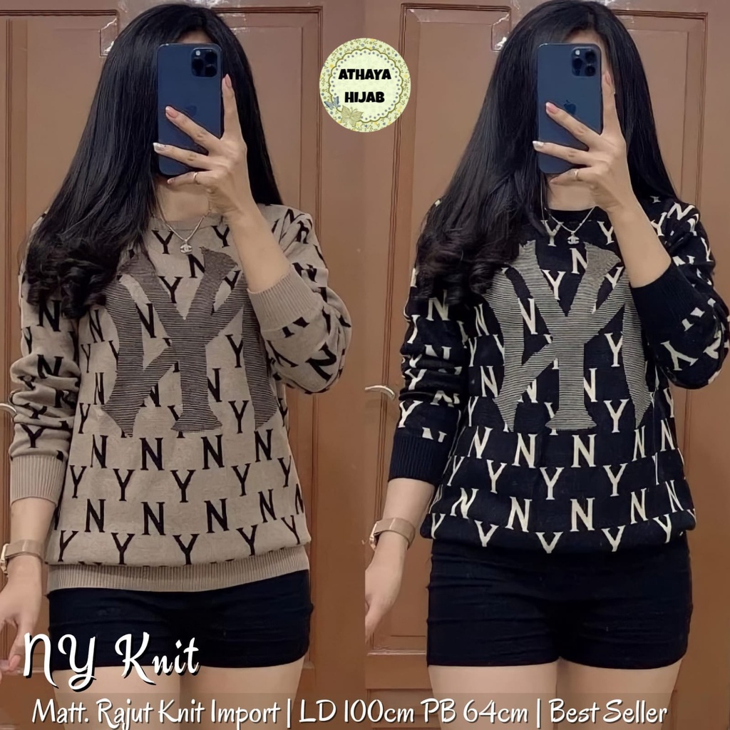 Pakaian Wanita NY KNIT BLOUSE by ATHAYA FASHION HQ