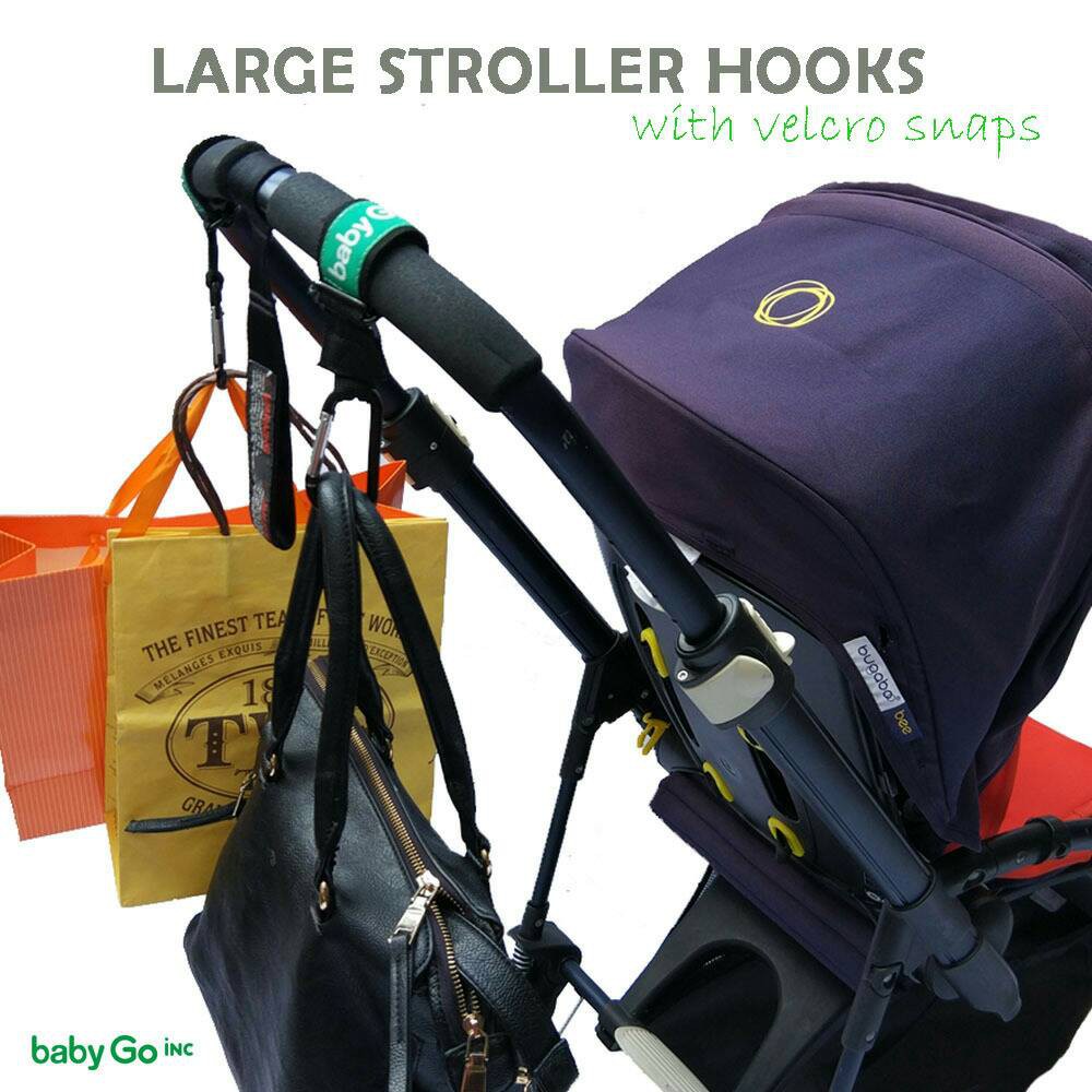 Baby Go Inc - LARGE Stroller Hooks