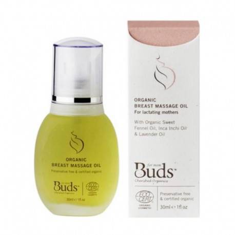 Buds for Mom Organic - Breast Massage Oil 30ml