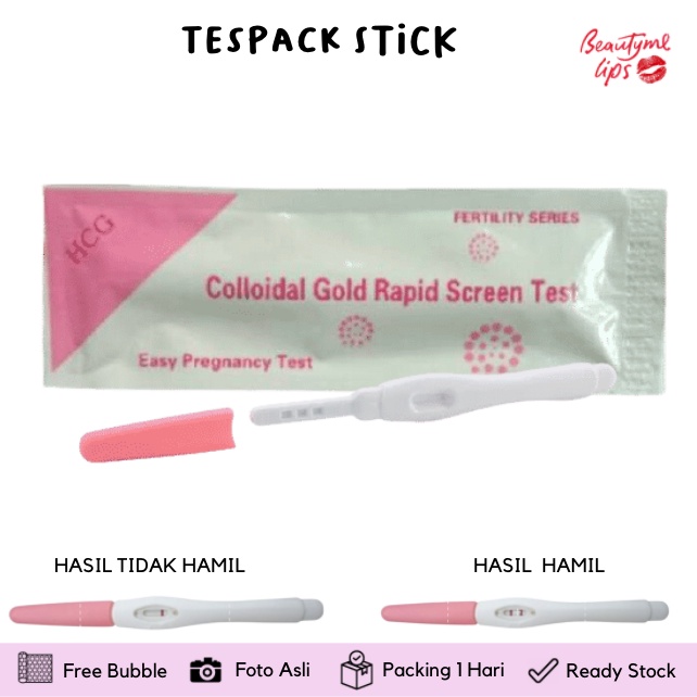 Tes Hamil / hcg pregancy test / tespack STICK / TES keHAMILan STICK / tespek hamil / test pack HCG