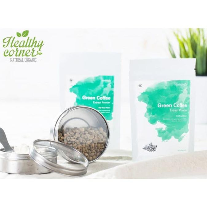 

Green Coffee Extract Powder ( Biji Kopi Hijau Bubuk ) 100 gr NEW