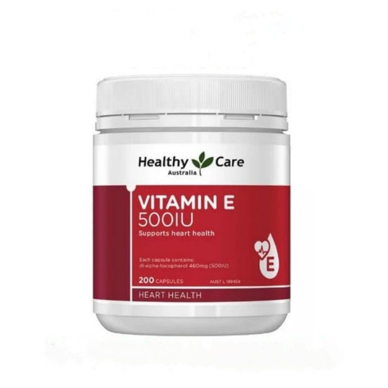Healthy Care Vitamin E 500IU 200 Capsules