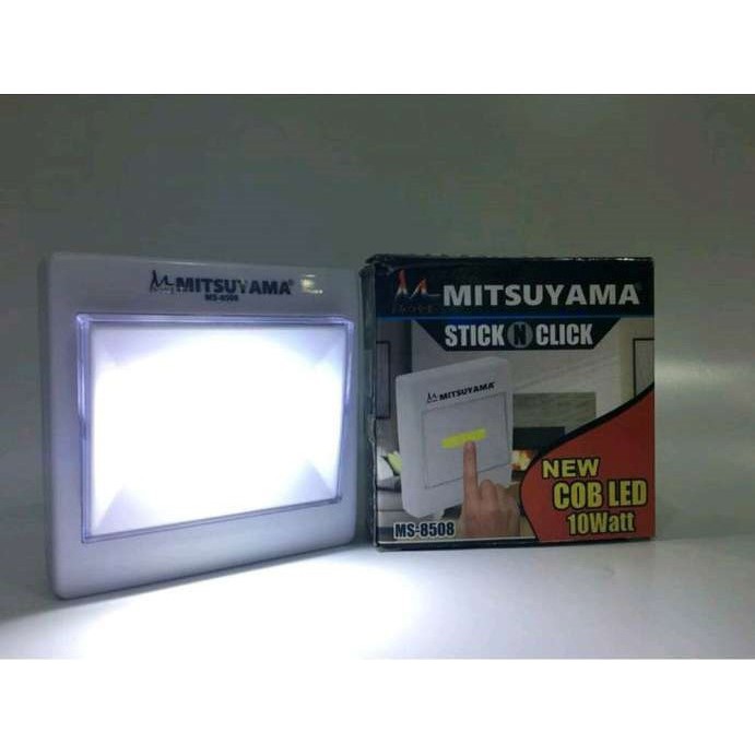 Stick 'n Click COB Mitsuyama MS-8508 | Touch Lamp Lampu Tempel Emergency LED