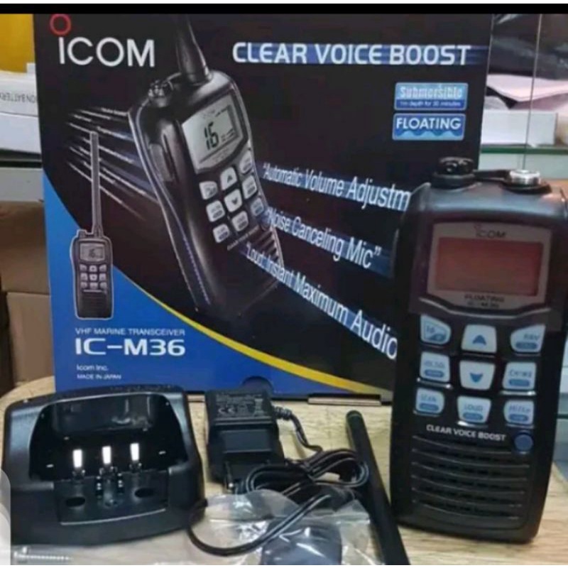 HT ICOM IC-M36 MARINE VHF ORIGINAL