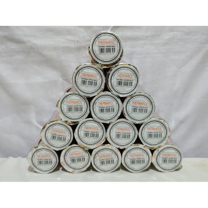 

KERTAS KASIR THERMAL 80 MM x 50 MM MERK THERMAROL