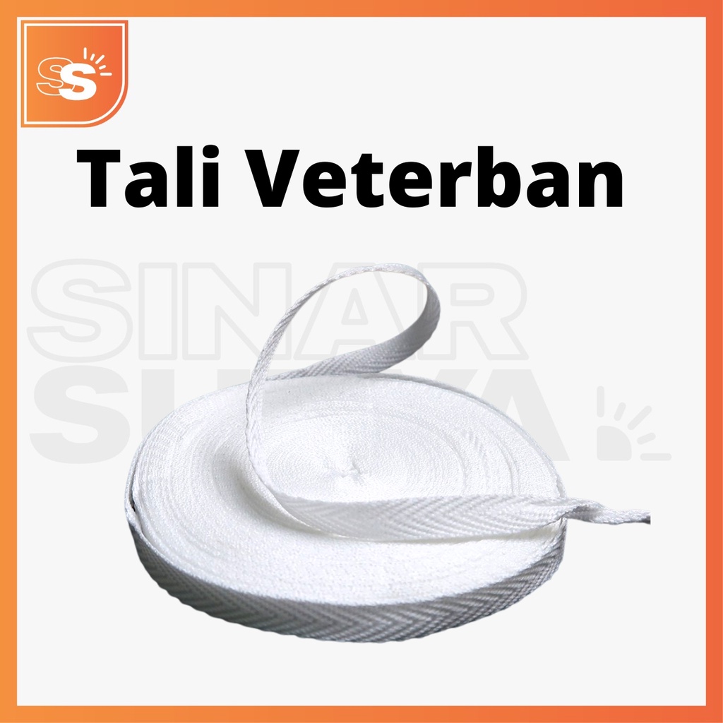 Veterban Roll No 3 10mm / Tali Guling Bantal / Piterban / Tali Seprei