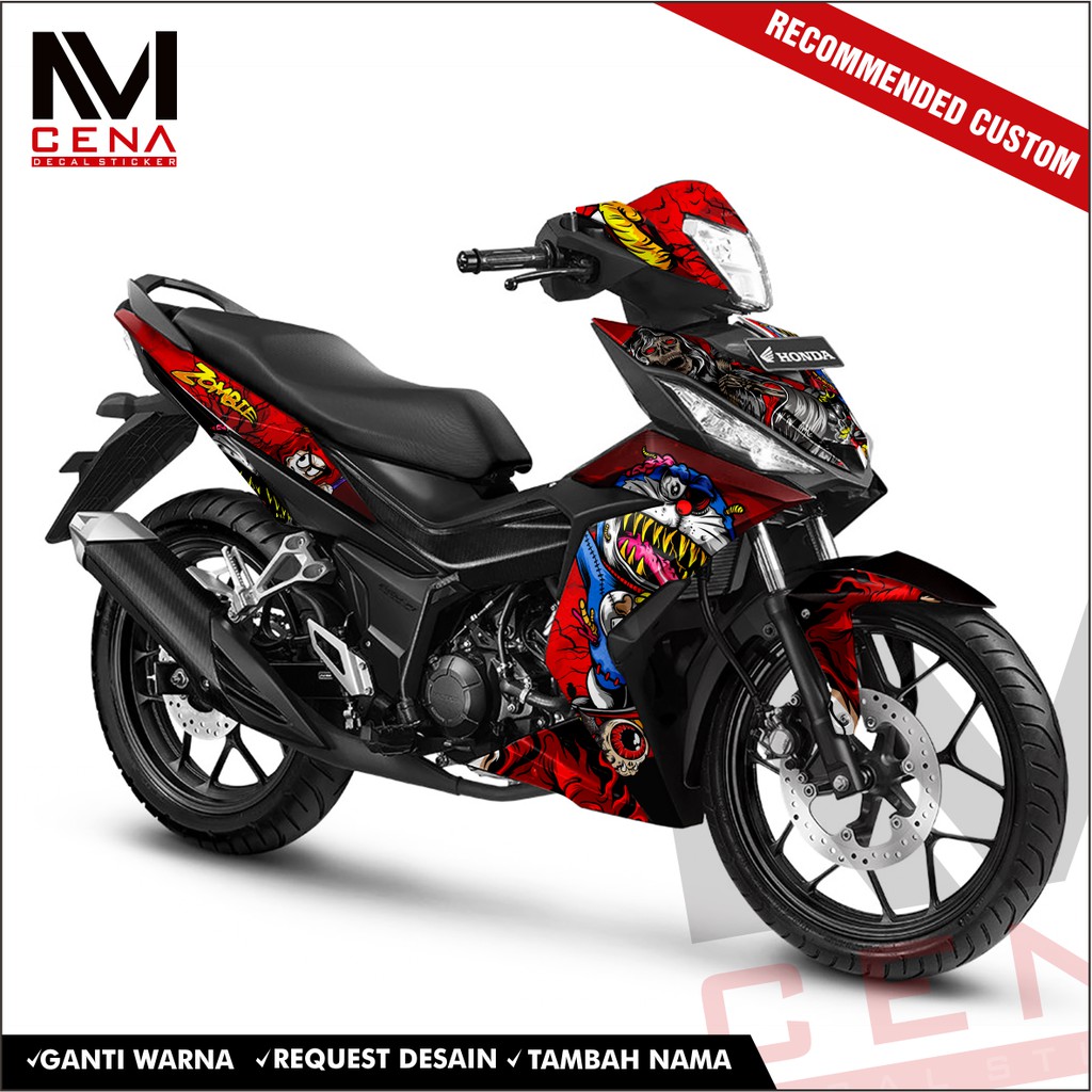 Sticker Decal Supra GTR 150 Fullbody Sticker Supra GTR Striping Supra GTR ZOMBIE