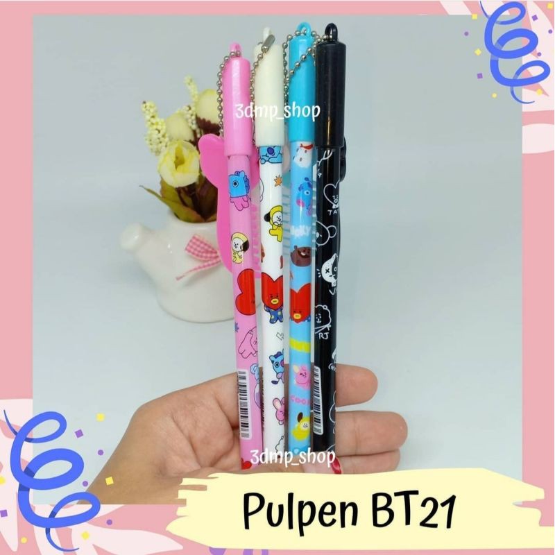 Pulpen BT21 + Gantungan Sisir