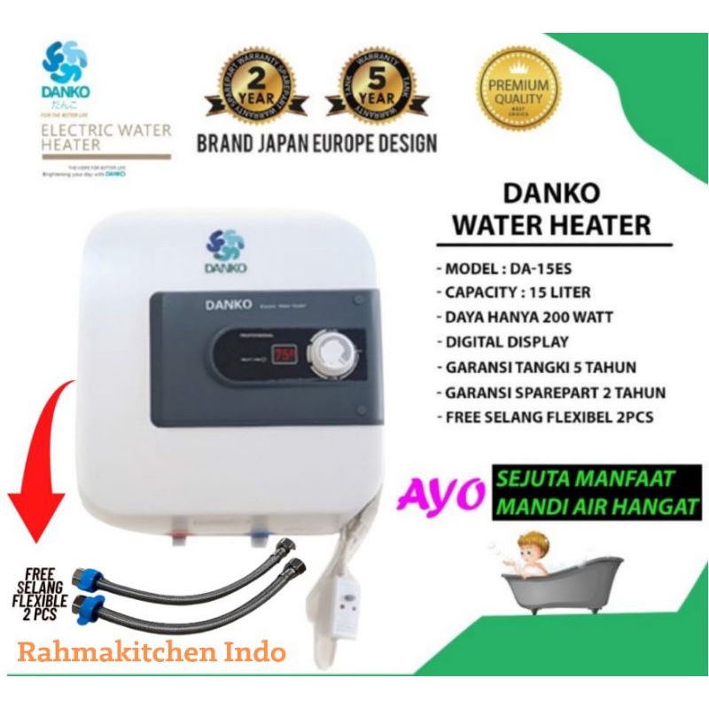 Water Heater Danko 15 Liter dan 30 Liter