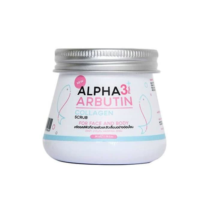 [COD] Alpha Arbutin 3+ Collagen Scrub Lulur Membuat Kulit Lebih Putih dan Tampak Lebih Bersinar