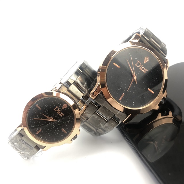 ［Ready Stock］Jam tangan couple rantai Kombinasi fashion s1036