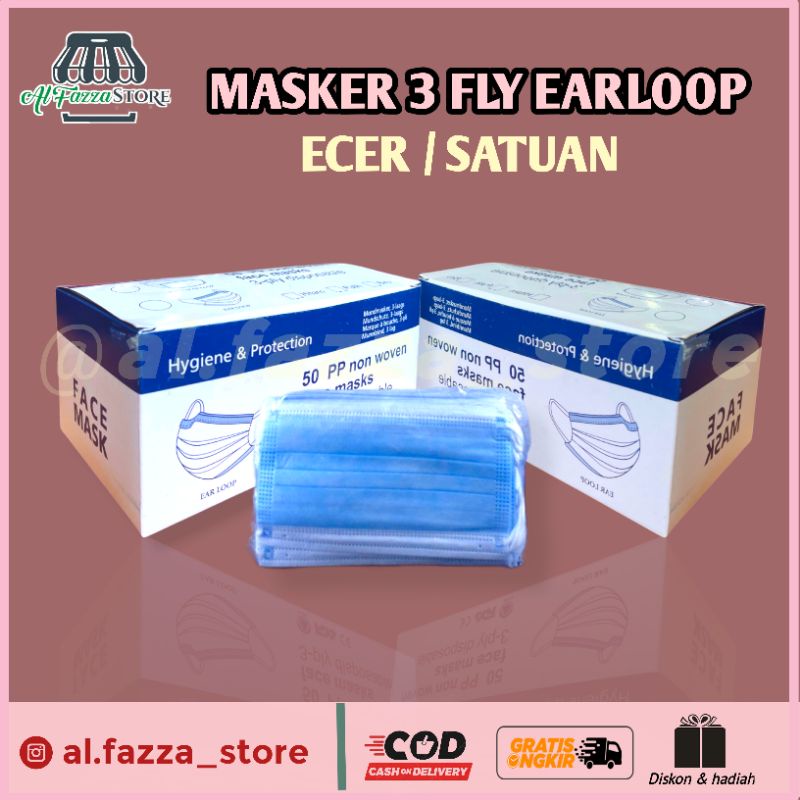 Masker Medis EARLOOP | SURGICAL MASK EARLOOP