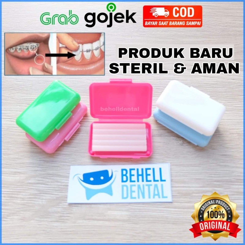 WAX ORTHO BEHEL Pencegah Sariawan Lilin Dental kawat gigi orthodontic gum untuk bracket buccal tube