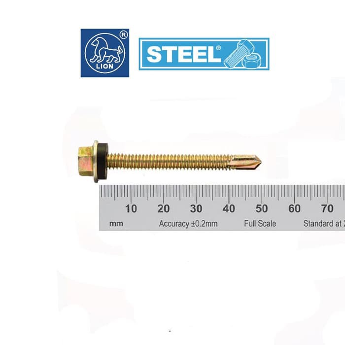 Baut Roofing M5x50 Baut skrup sekrup roofing halus Baut Roofing M5x50 Baut skrup sekrup roofing halus