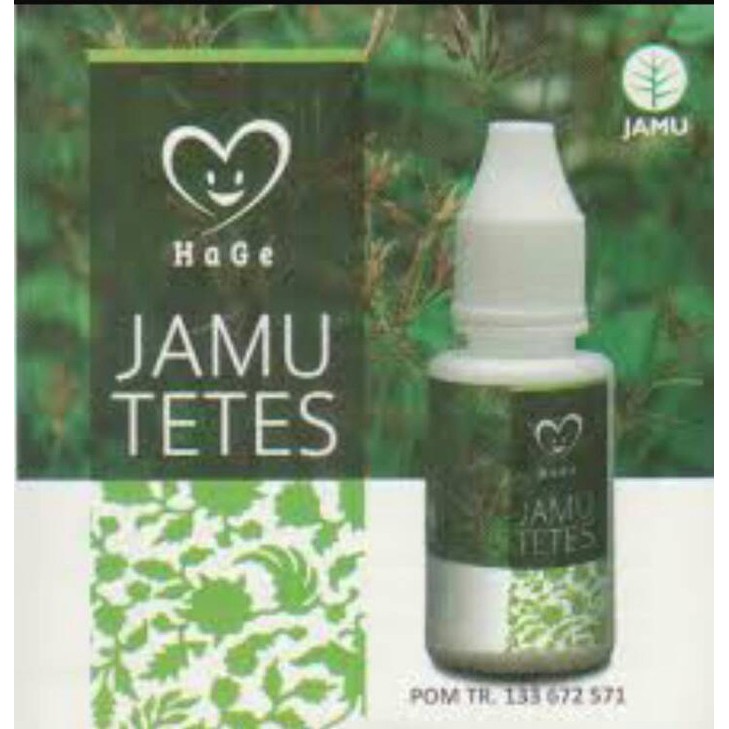 

Jamu Tetes "HaGe" Hati Gembira MMM1882