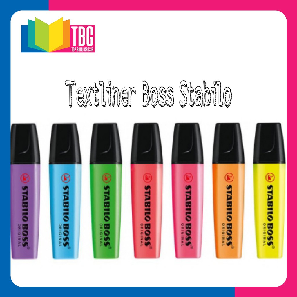 

1 PCS TEXTLINER BOSS STABILO / HIGHLIGHTER BOSS / TEXTLINER STABILO