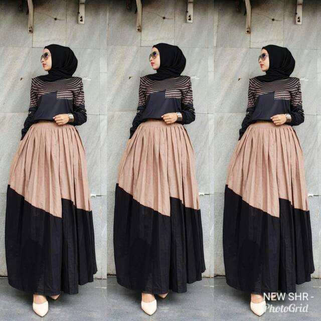 Set kaos rok shr ori impor