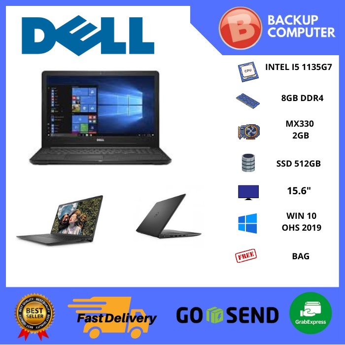 DELL INSPIRON 15 3501 i5 8GB DDR4 512SSD NVIDIA GeForce MX330 2GB