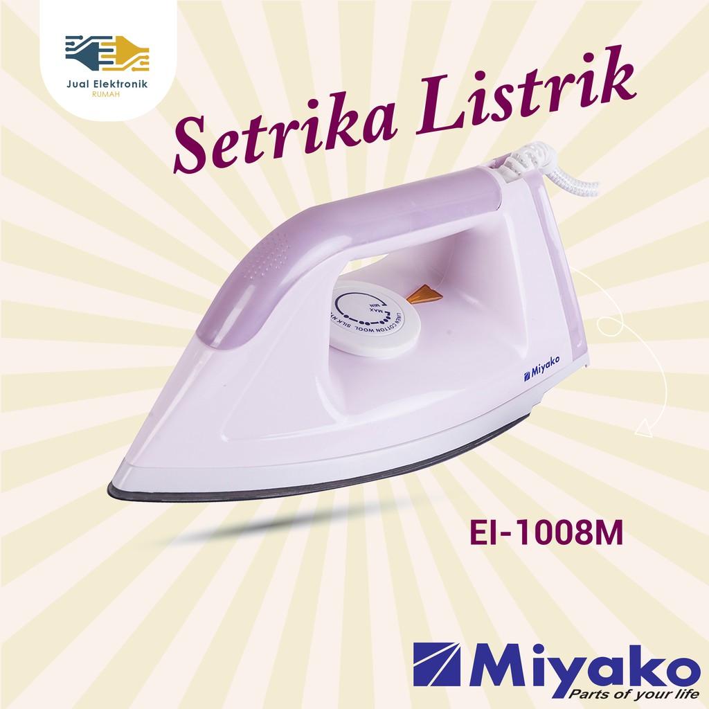 Setrika Miyako  EI1008M Kualitas Terbaik