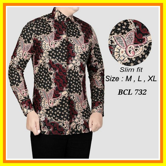 Kemeja Batik Kemeja Formal Import Batik Kondangan Dewasa Slimfit Kemeja Kerja Batik Kemeja Motif Bat