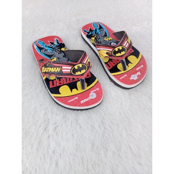 Sandal Jepit Anak laki laki Motif BTMN Terbaruuu