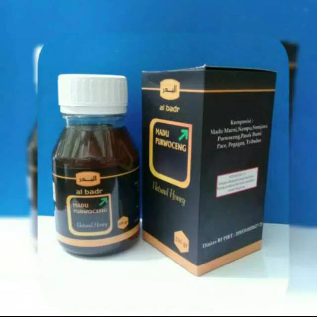 

Herbal stamina pria madu purwoceng al badr 350gr