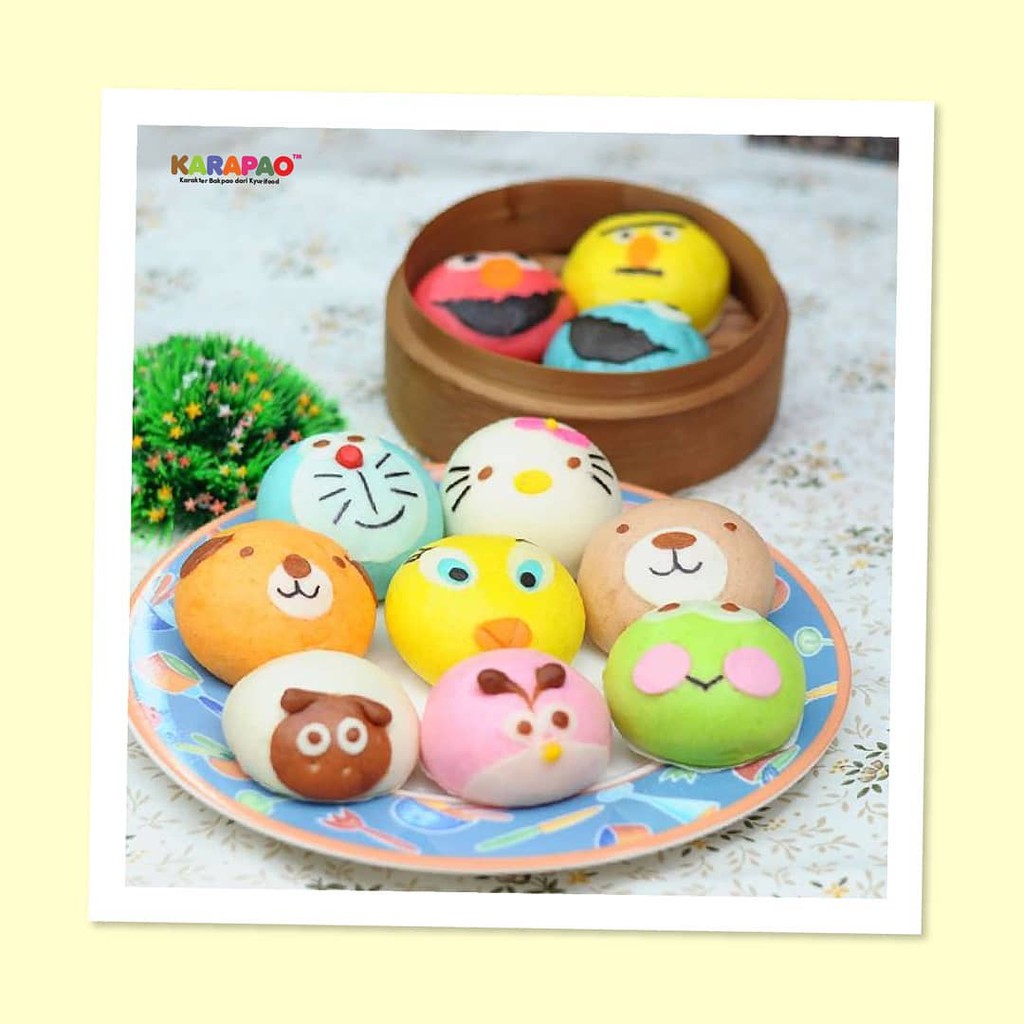 

Bakpao Karakter-Karapao isi 6pcs