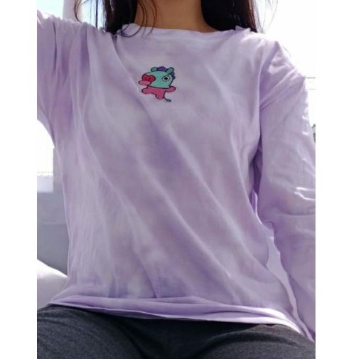 iseven p LONGSLEEVE TIE DYE KARAKTER KARTUN