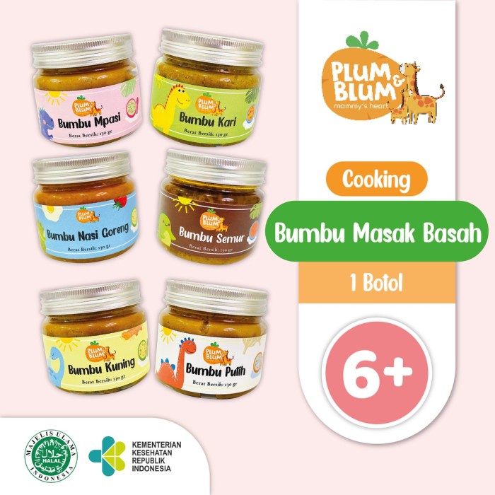 

Plumandblum Bumbu Masak Mpasi Alami Serbaguna No MSG - Bumbu Putih, Jar Terlaris