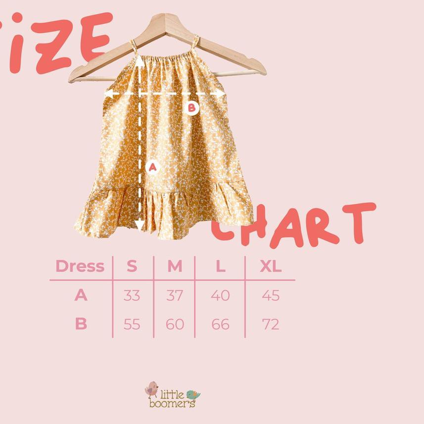 ☞ LITTLE BOOMERS - Kalea Dress Anak 0Y 1Y 2Y 3Y 4Y 5Y ◘