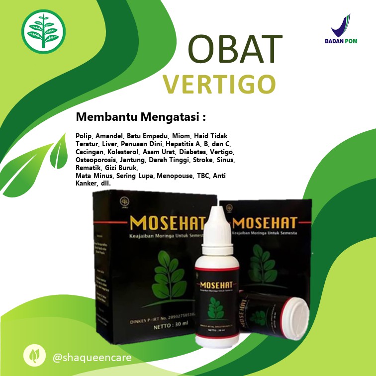 Obat Vertigo Herbal Mosehat Solusi Sakit Kepala Migrain Hipertensi Bisa Bayar Di Tempat Cod Bpom Shopee Indonesia