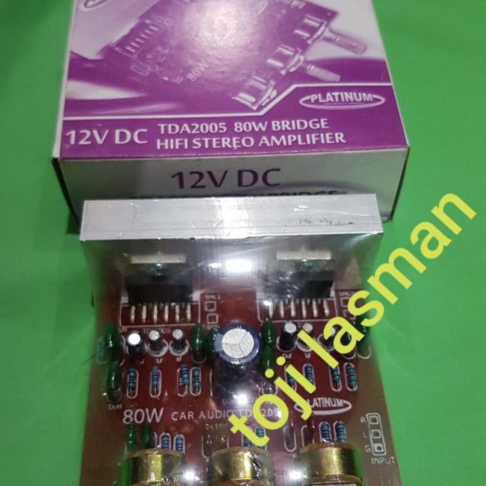 Kit Pcb Speaker Aktif Tda2005 2005 Ngamen Odong Tukang Roti Aki 12V