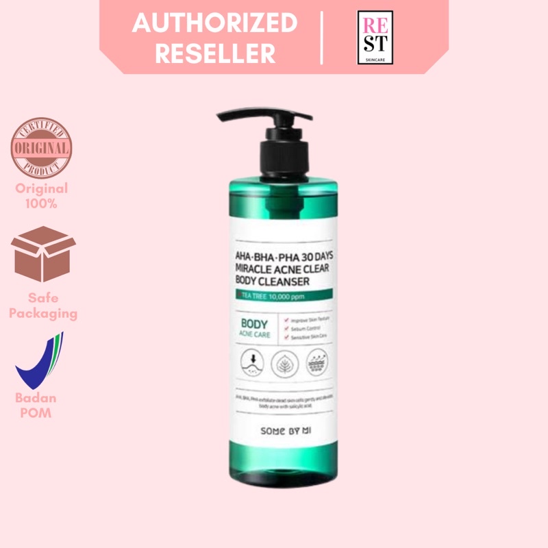 somebymi aha bha pha 30days miracle acne clear body cleanser 400gr some by mi body cleanser