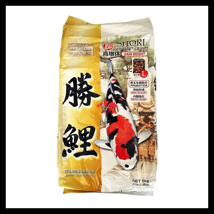 

SPECIAL JPD SHORI 5KG (M,L) Premium Koi Food Made in Japan - L