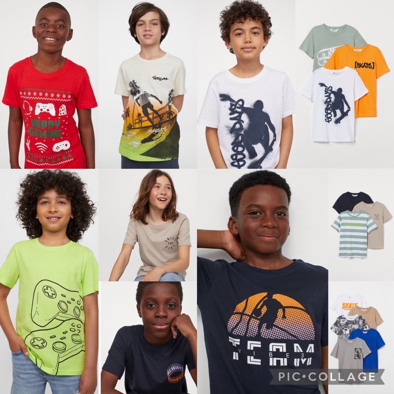 HM boys tee / HM tee / HM t-shirt / T-shirt Hm / Kaos anak Hm / hm boys t-shirt / kaos hm /kaos dino