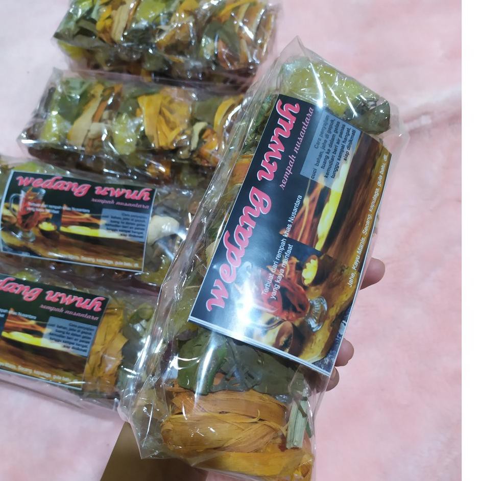 

{Original} WEDANG UWUH KHAS SOLO LENGKAP JAHE GULA Batu isi 10 pcs