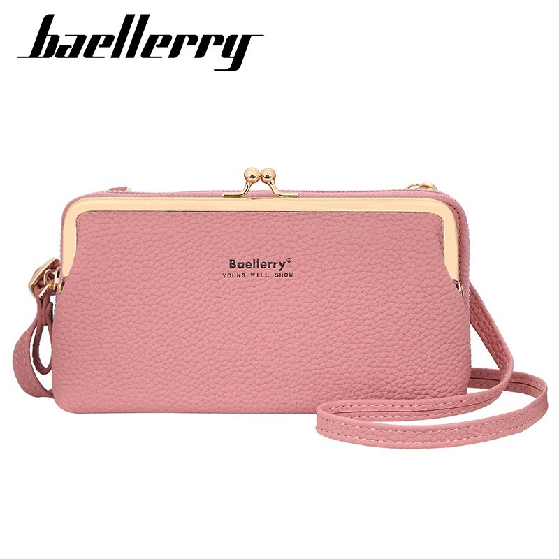 Tas Selempang Kulit Wanita Dompet Cewek Multifungsi Tekstur Kulit Jeruk
Baellerry N8599