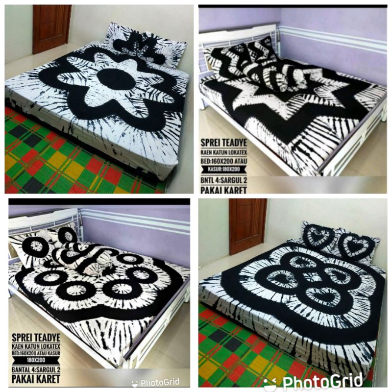 sprei batik jumputan#sprei batik hitam putih#sprei batikpekalongan