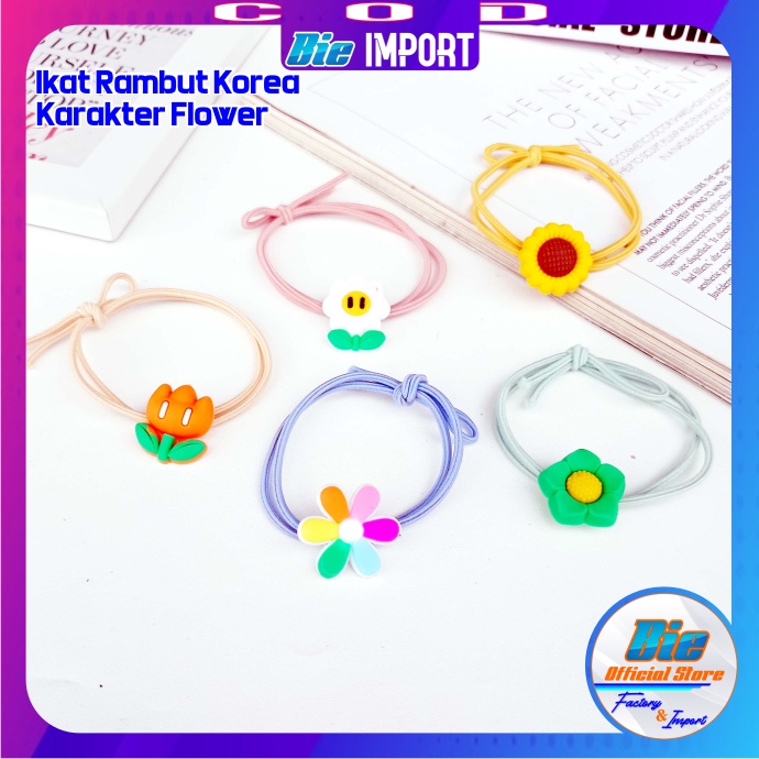 Ikat Rambut Korea 2 in 1 Gelang Karakter Premium Impor Best Seller