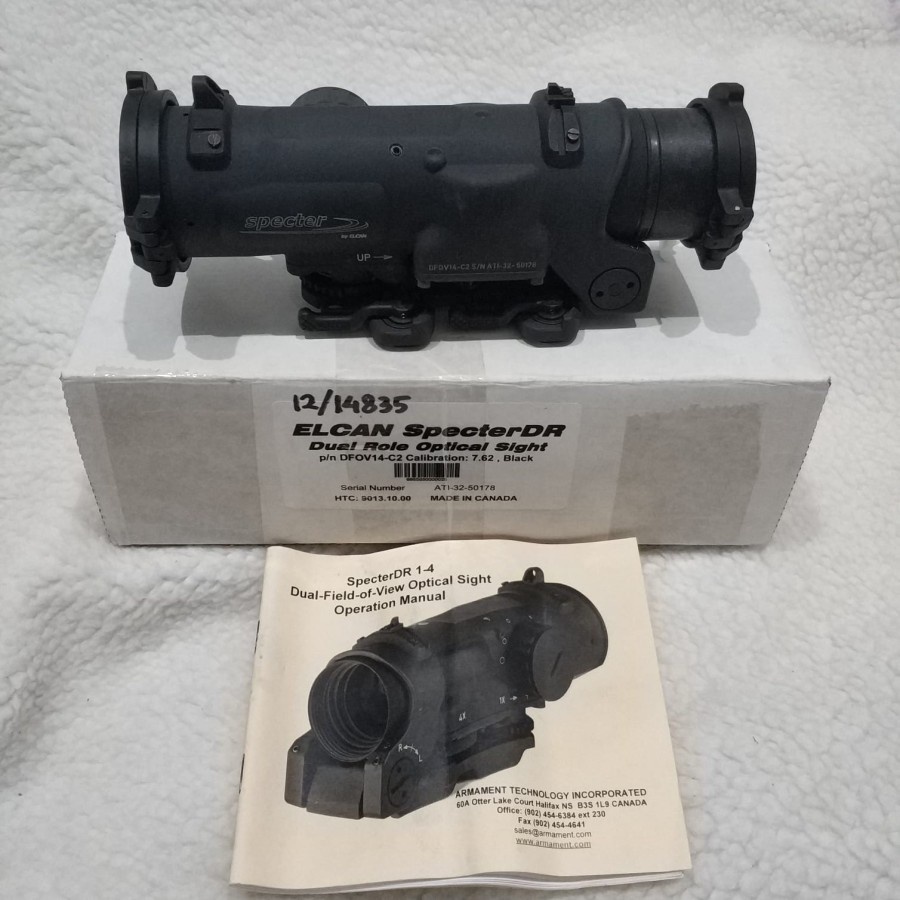 Elcan SpecterDR 1x/4x Scope 7.62 DFOV14-C2 RIFLE SCOPE