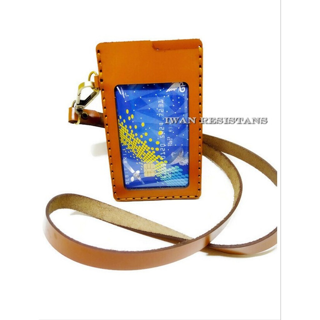 

iD card holder kulit asli,name tag kulit asli