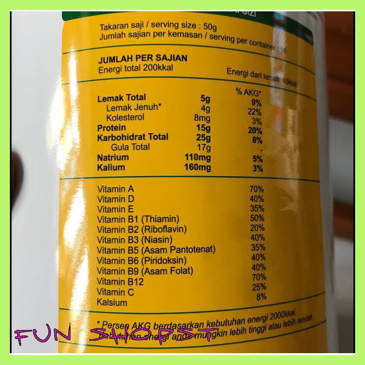 

APPETON WEIGHT GAIN SUSU UNTUK GEMUK RASA COKLAT (DEWASA) - 900 GRAM