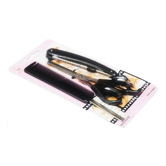 Gunting Sisir Sasak 3 IN 1 Alat Cukur Rambut Set Gunting Sisir Pisau Lipat