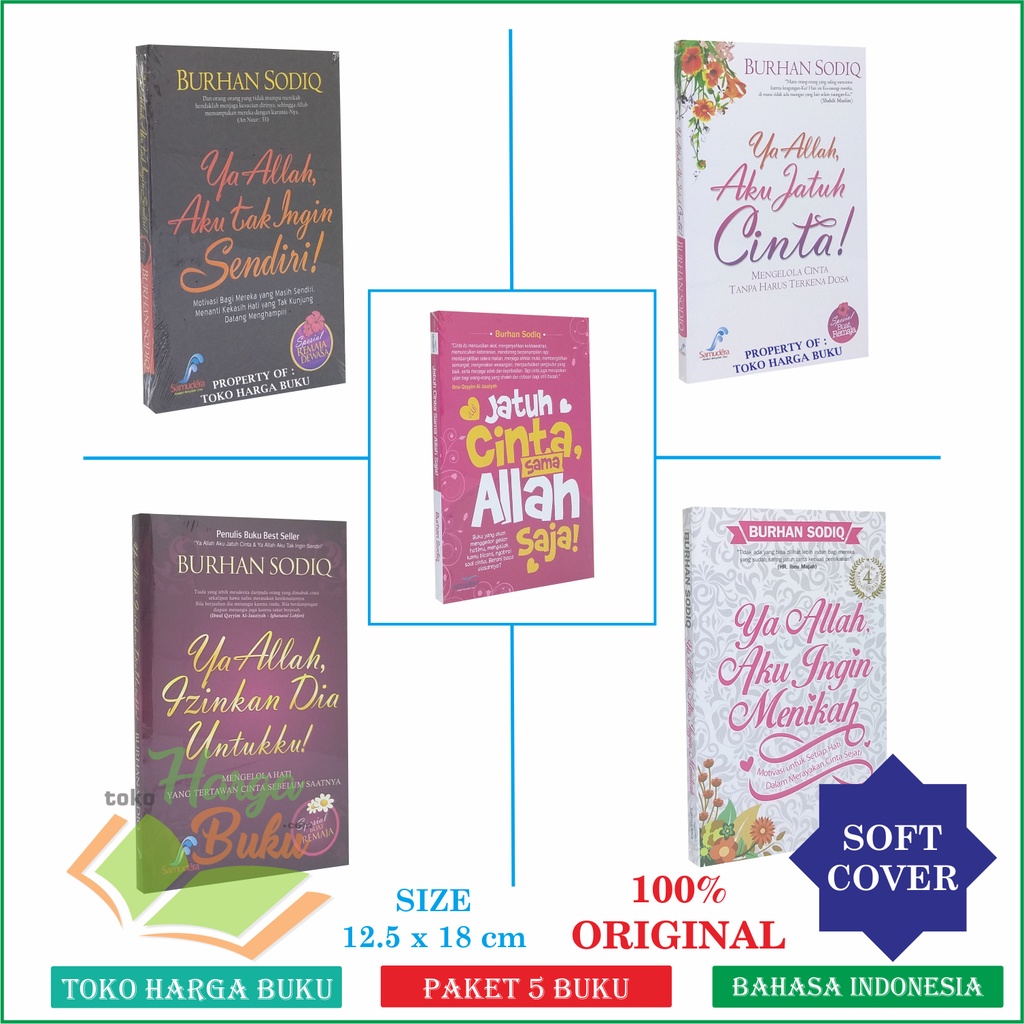 Paket 5 Buku Ya Allah Aku Jatuh Cinta Ya Allah Aku Ingin Menikah Ya Allah Izinkan Dia Untukku