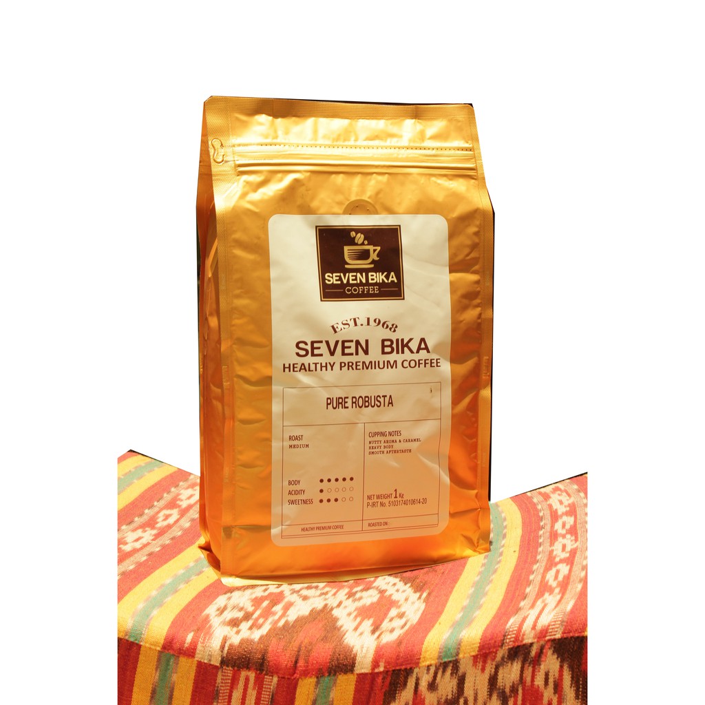 

Seven Bika Horeca Pure Robusta 1 Kg [Bubuk/Biji]