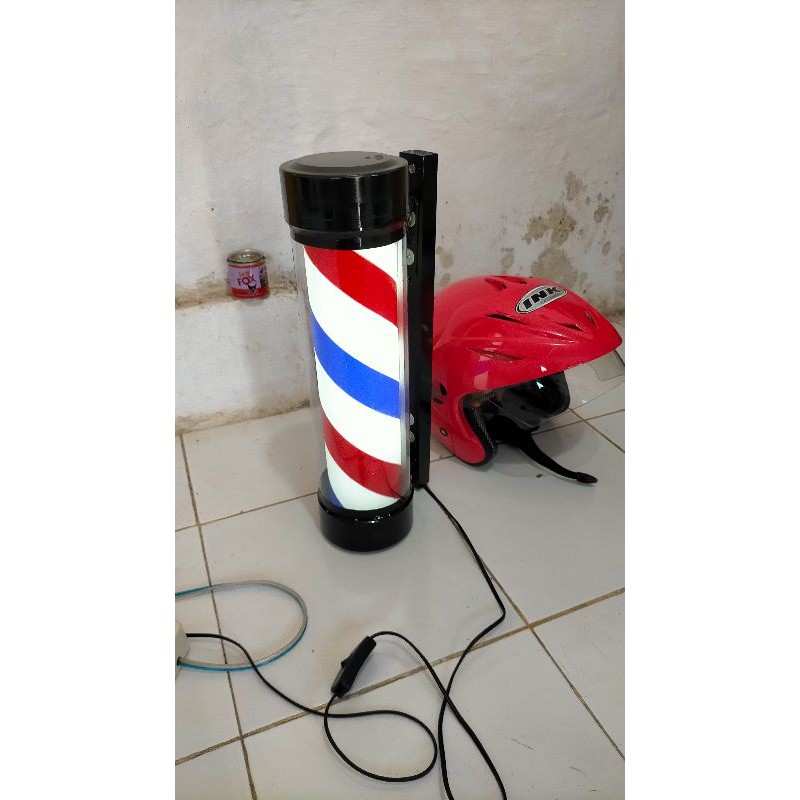 barberpole lampu barbershop lampu barberpole barber home lampu potong rambut lampu hiass