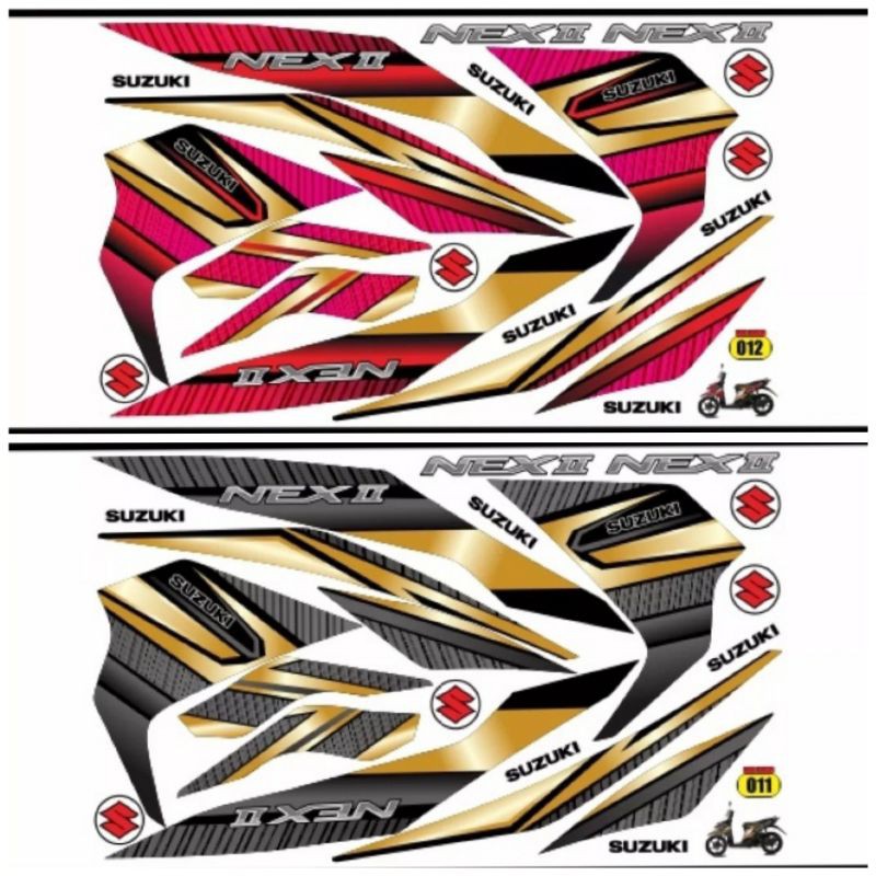 striping/sticker variasi suzuki nex 2
