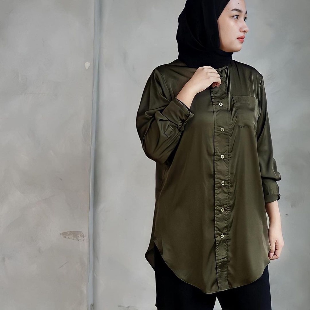 CAMILA SHIRT - ARMY GREEN