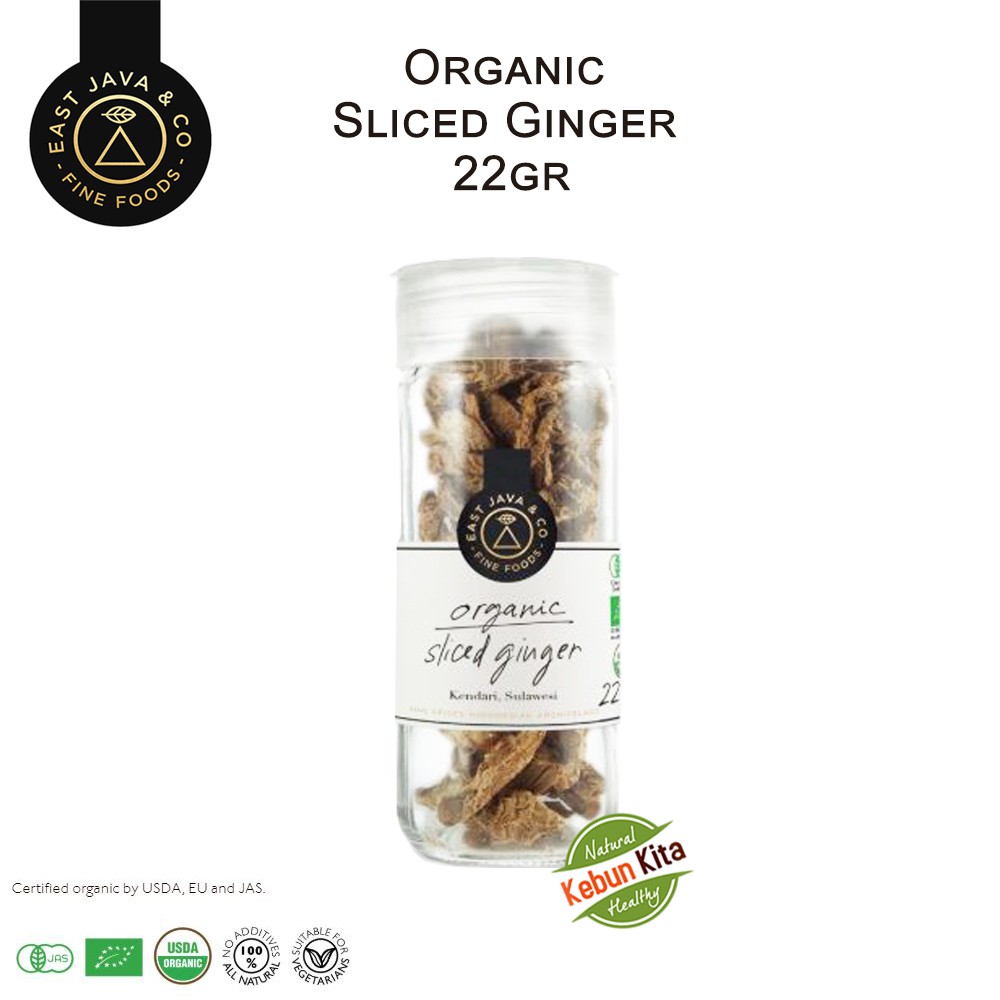 

Organic Sliced Ginger 22 Gram (Jahe Irisan)